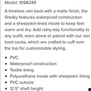 UGG Shoes - UGG SHELBY MATT RAIN BOOT UGG Shoes - UGG SHELBY MATT RAIN BOOT